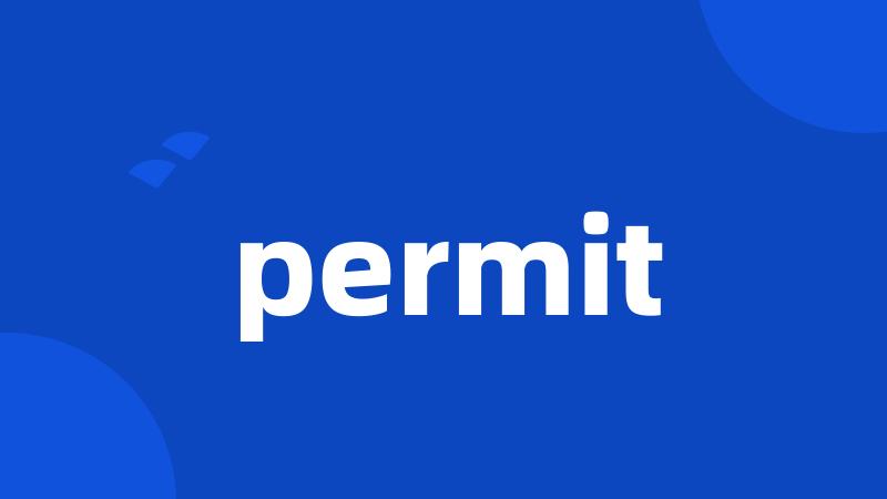 permit