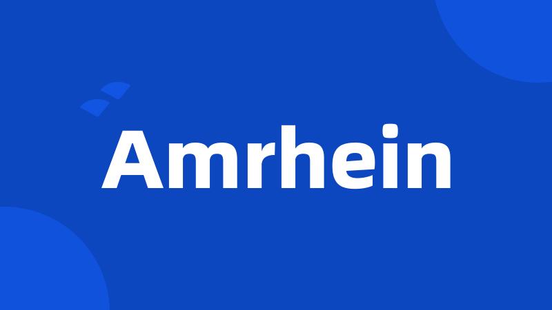 Amrhein