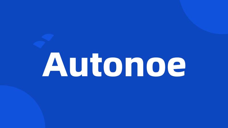 Autonoe