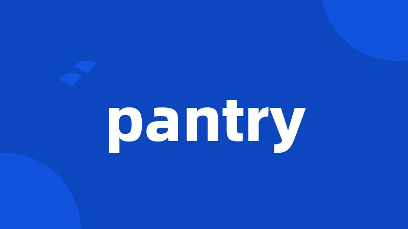 pantry