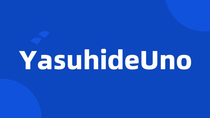 YasuhideUno