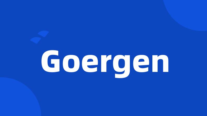 Goergen