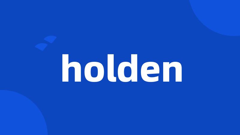 holden