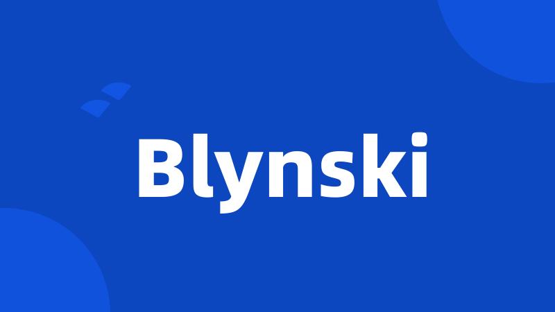 Blynski