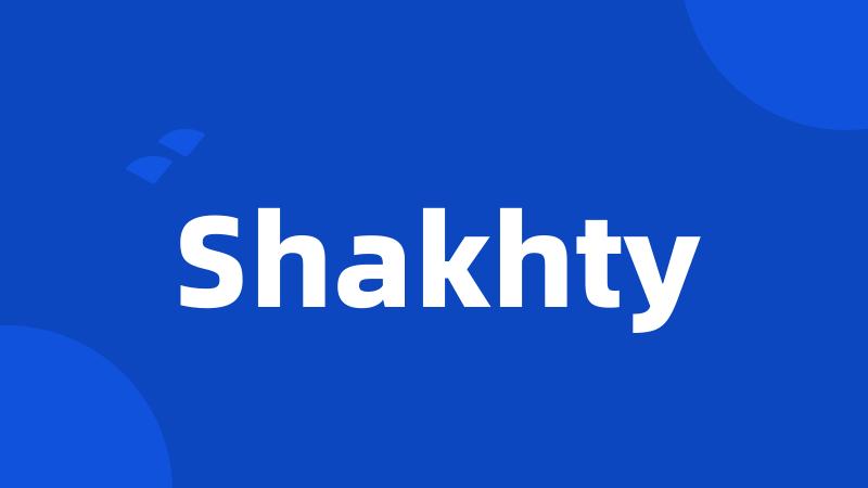 Shakhty