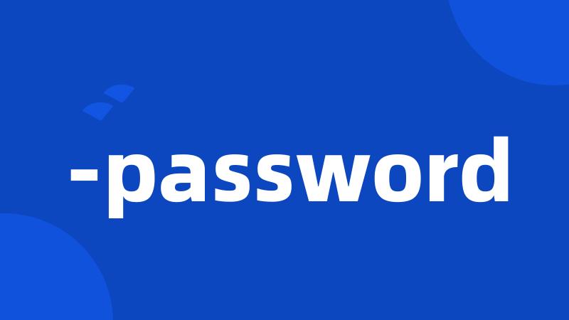 -password