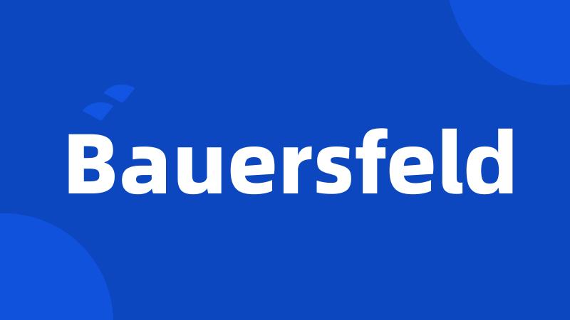 Bauersfeld