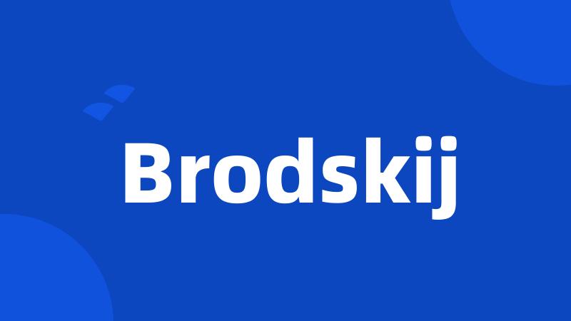 Brodskij