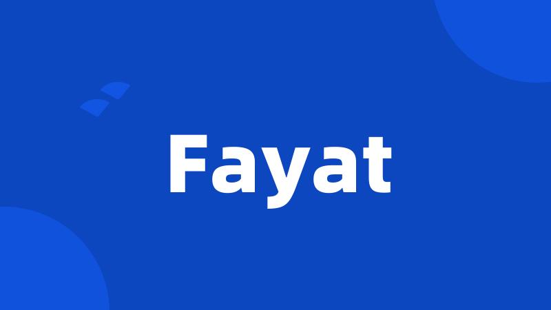 Fayat