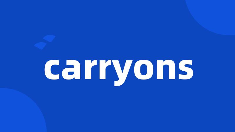 carryons