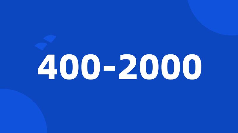 400-2000