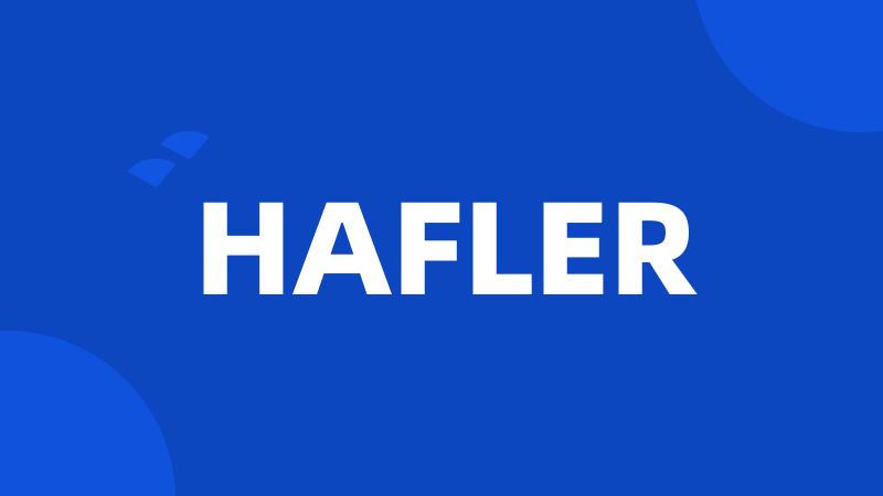 HAFLER