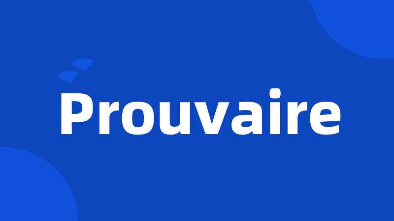 Prouvaire