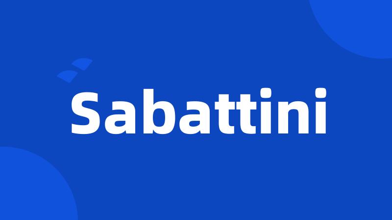 Sabattini