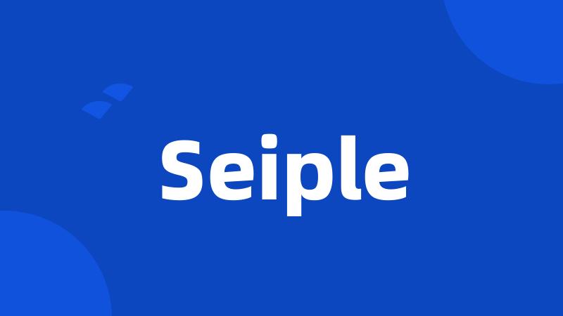 Seiple