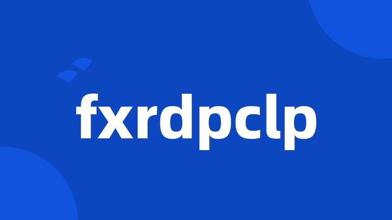 fxrdpclp