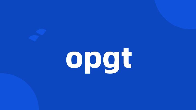 opgt