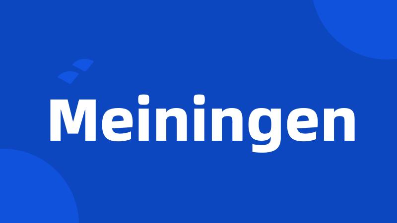 Meiningen