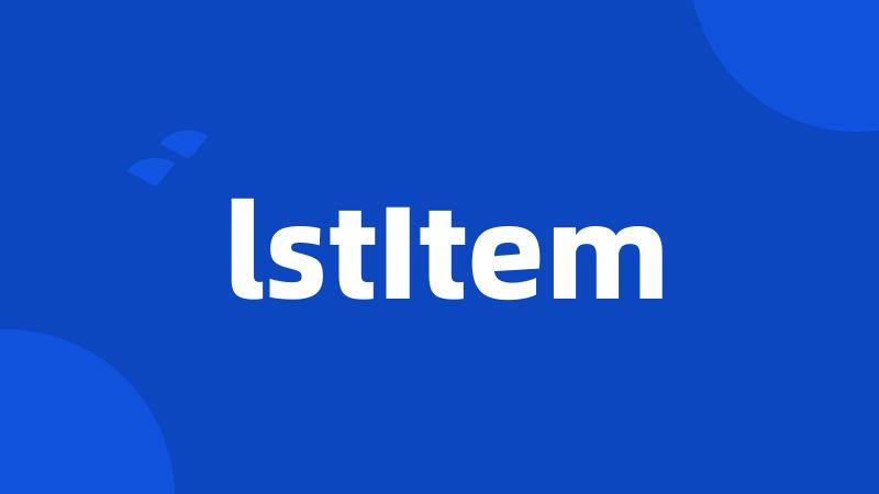 lstItem