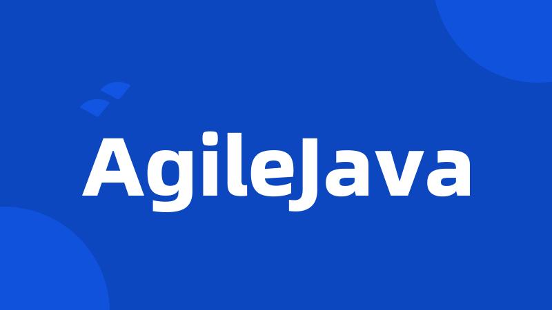 AgileJava