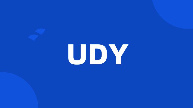 UDY