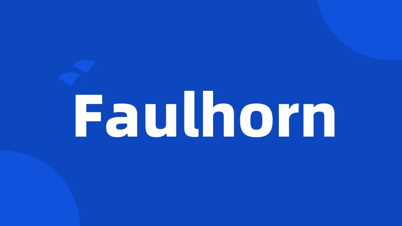 Faulhorn