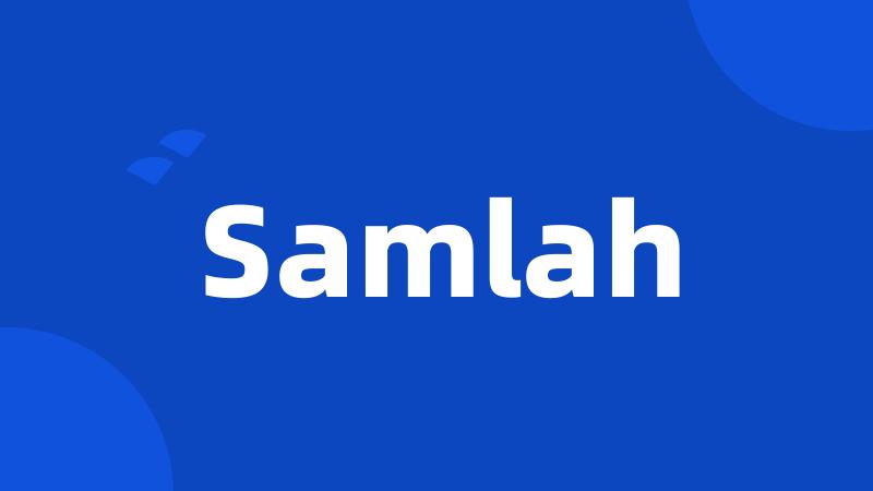 Samlah