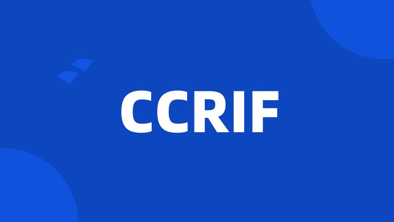 CCRIF