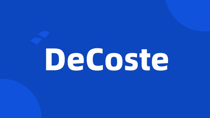 DeCoste