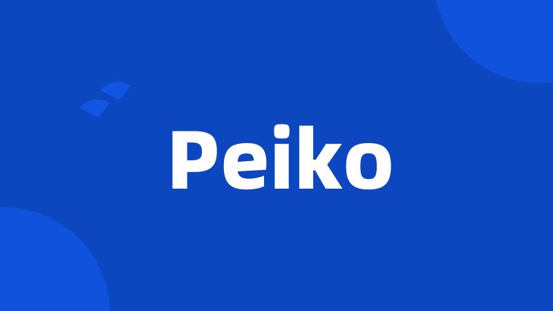 Peiko