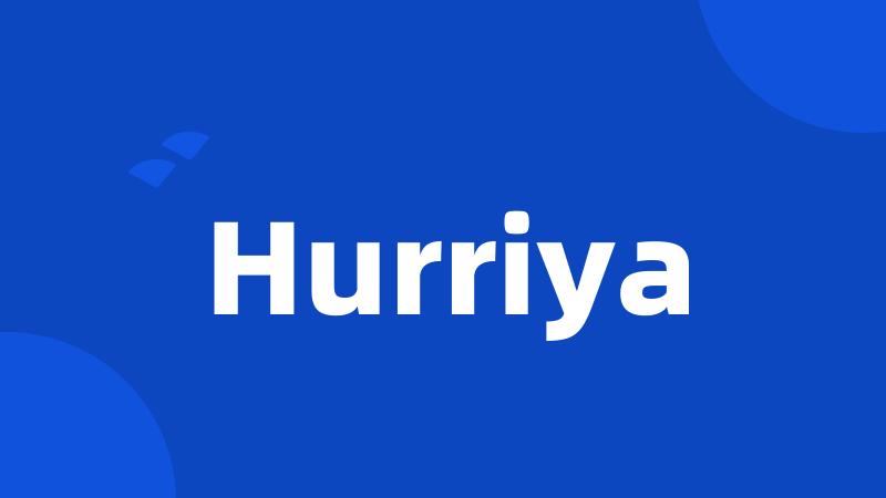 Hurriya