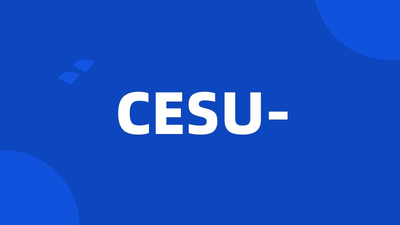 CESU-