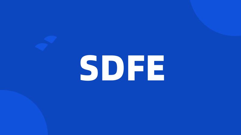 SDFE