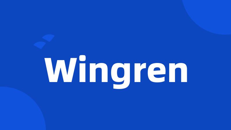 Wingren