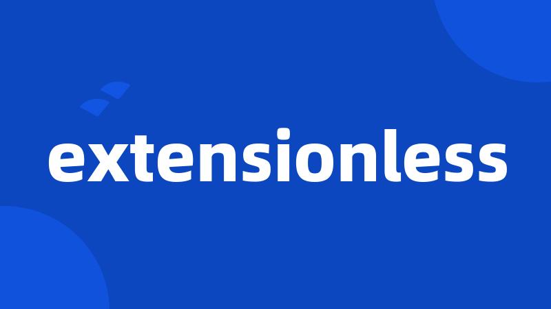 extensionless