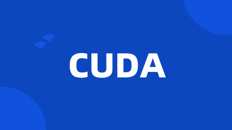 CUDA