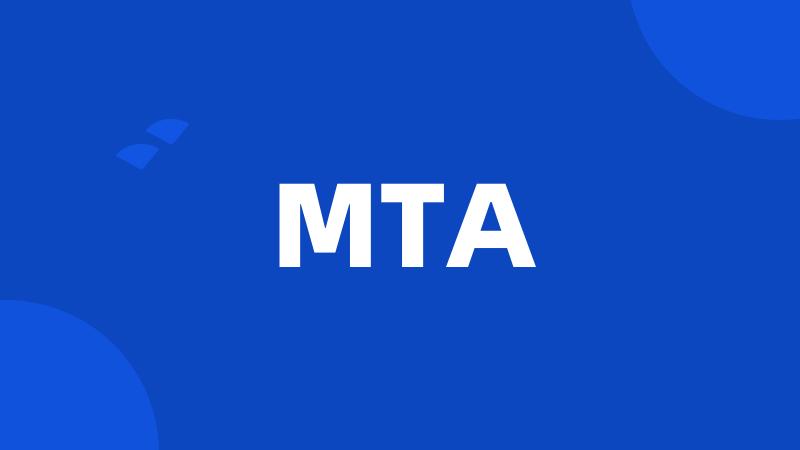 MTA