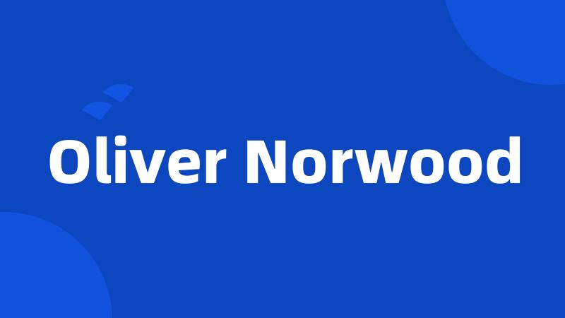 Oliver Norwood