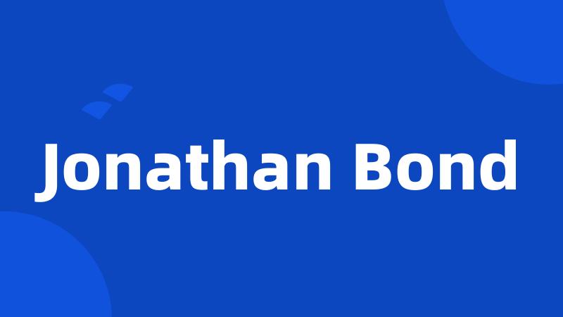 Jonathan Bond