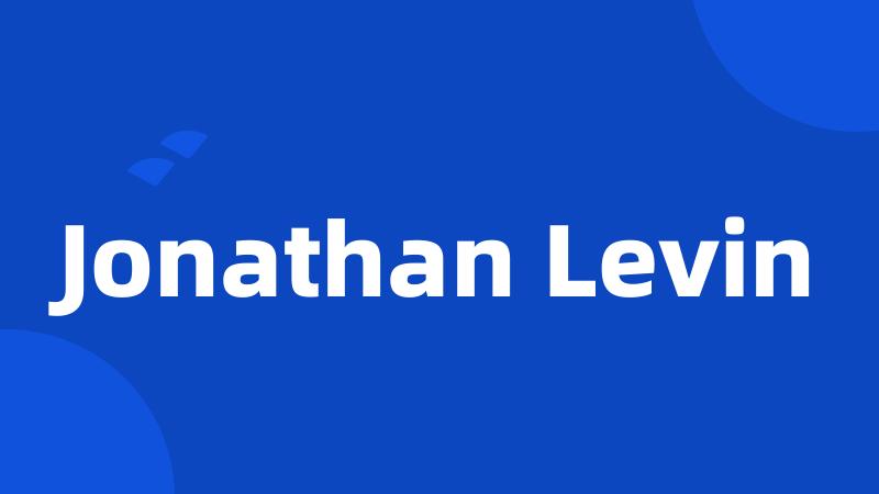 Jonathan Levin