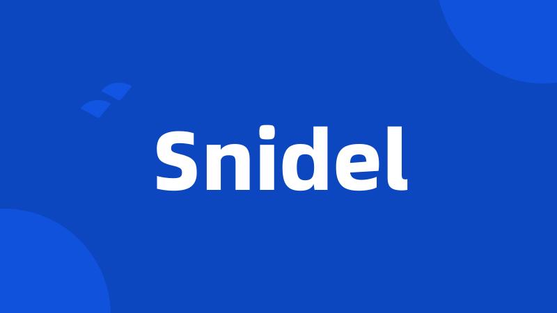 Snidel