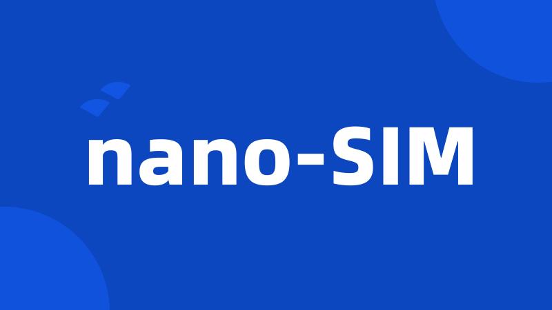 nano-SIM