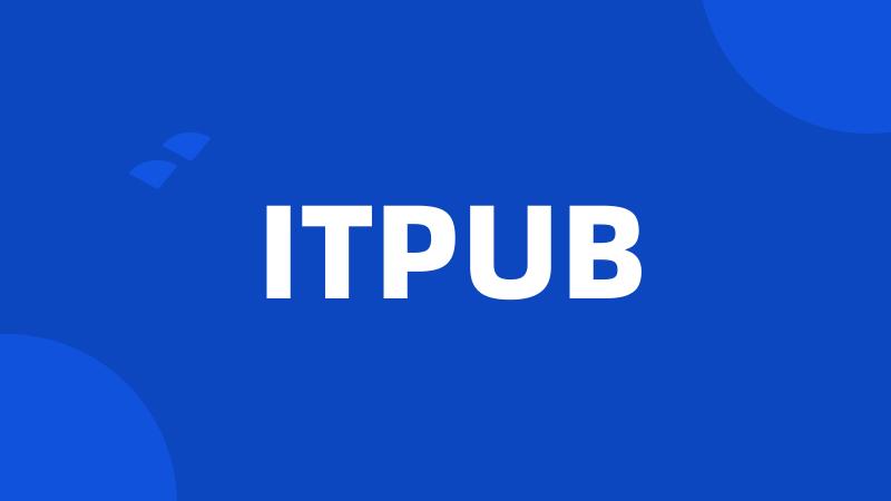 ITPUB