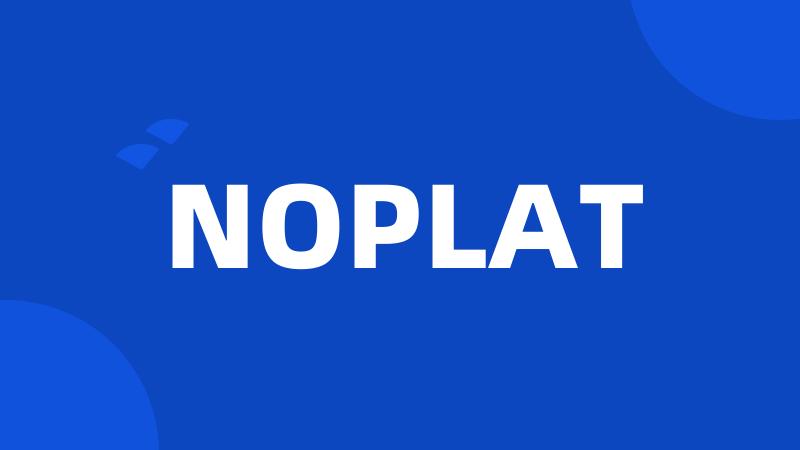 NOPLAT