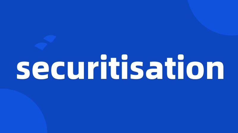 securitisation