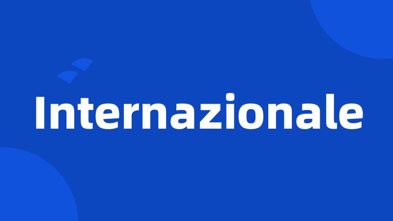 Internazionale