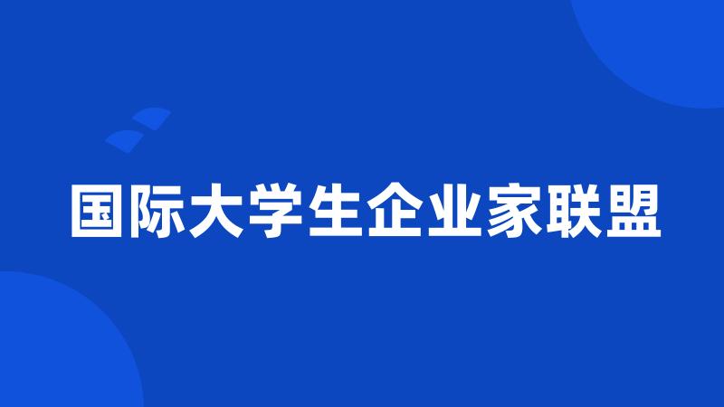 国际大学生企业家联盟