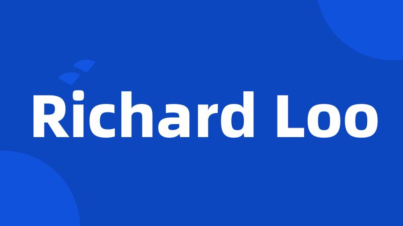 Richard Loo