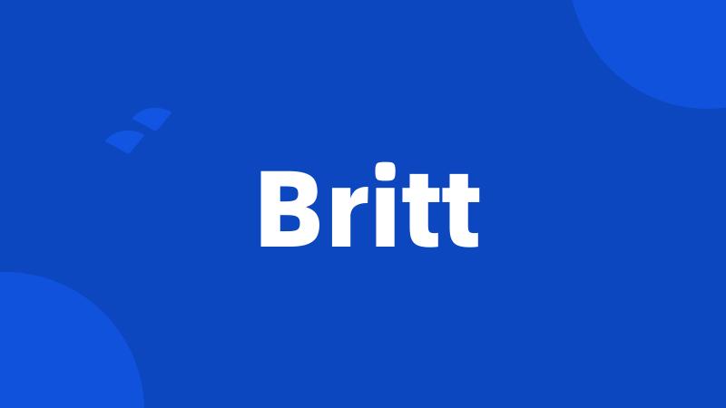 Britt