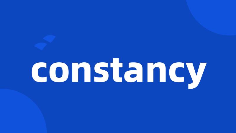 constancy